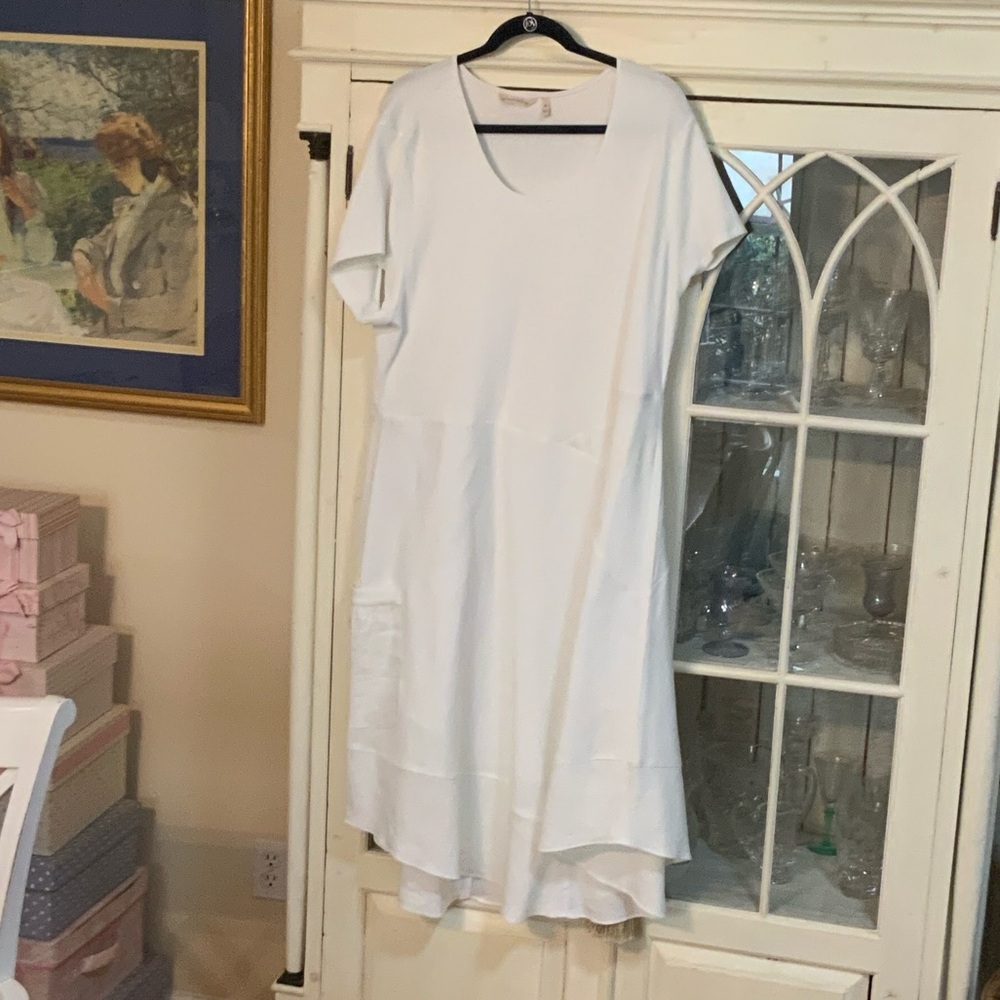 Soft Surroundings Cream Ribbed Top